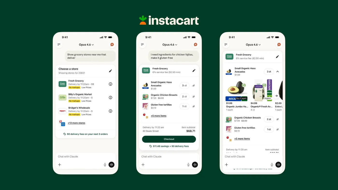 Instacart and Claude partnership