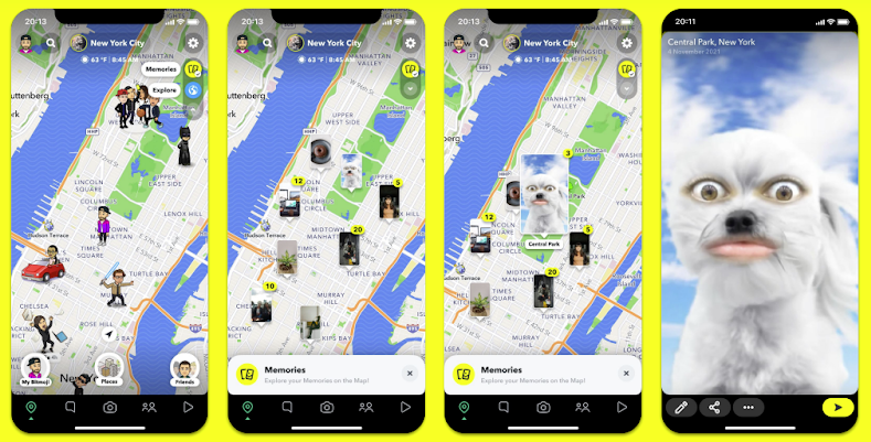 Snap Map Layers
