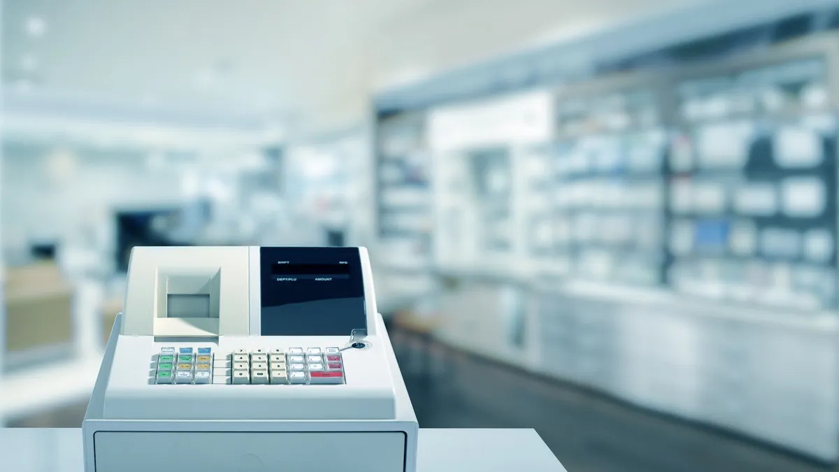 pharmacy cash register