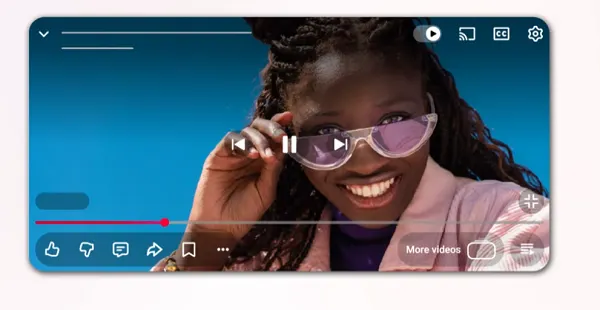 YouTube UI update