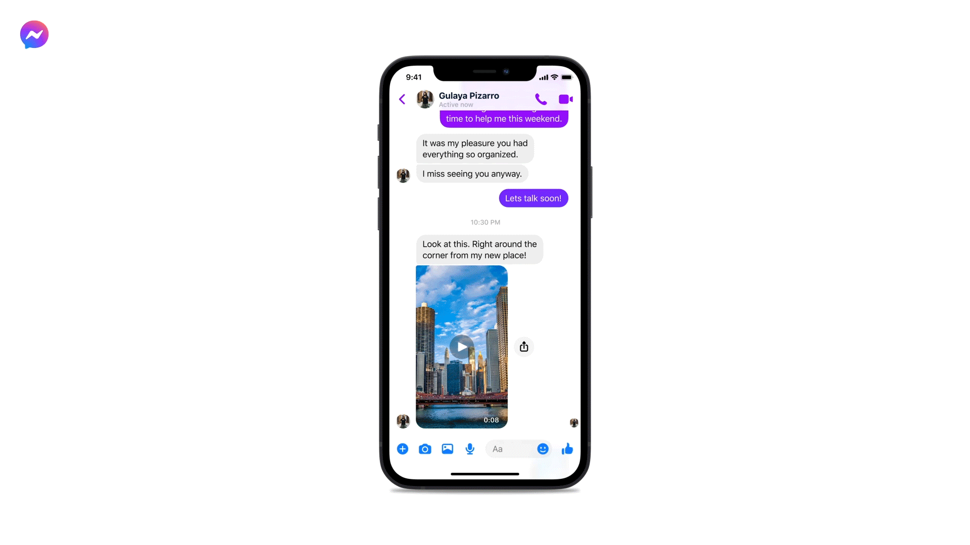 Messenger quick reply