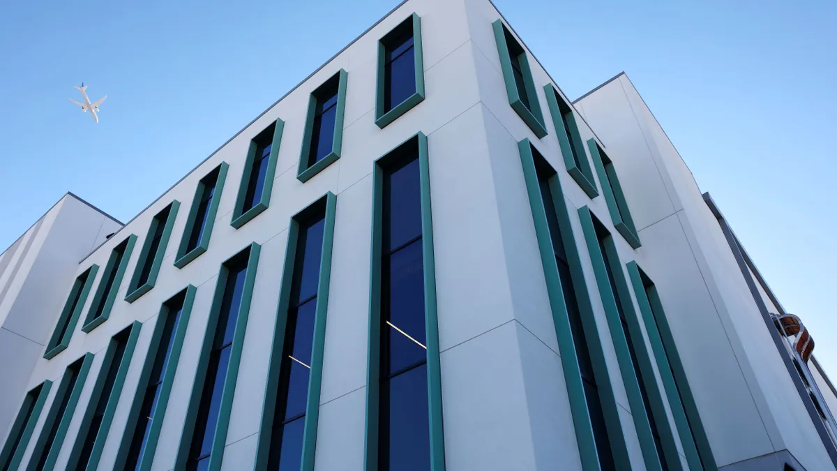 A 33-MW data center seen from below