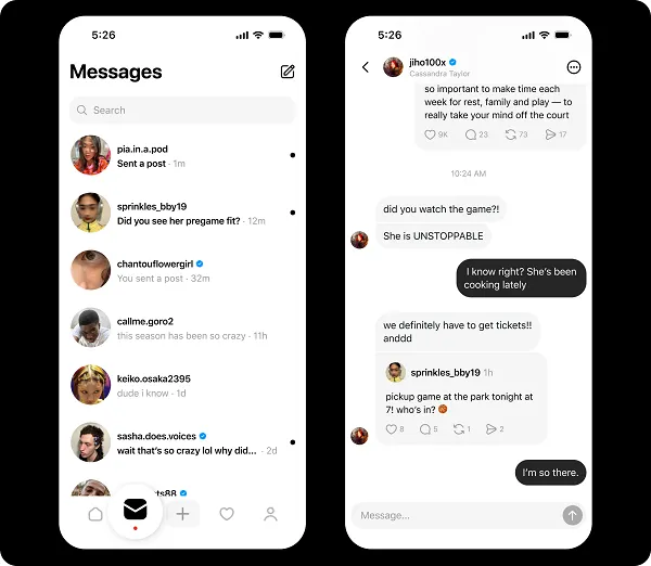 Threads DMs