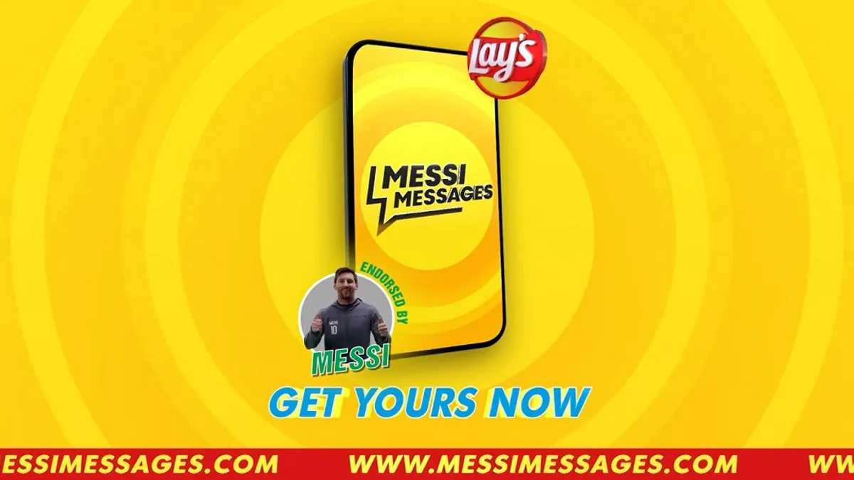 Lay's Messi Messages retrieved by Marketing Dive on March 17, 2021