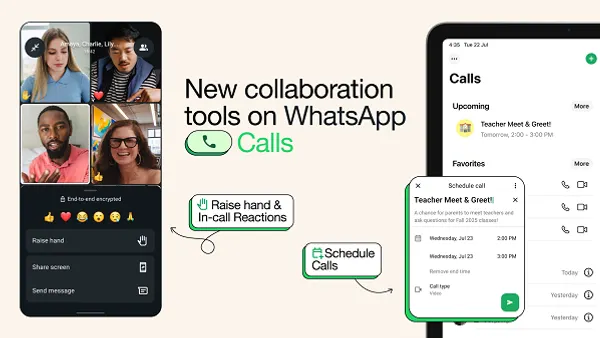 WhatsApp Group Call Options