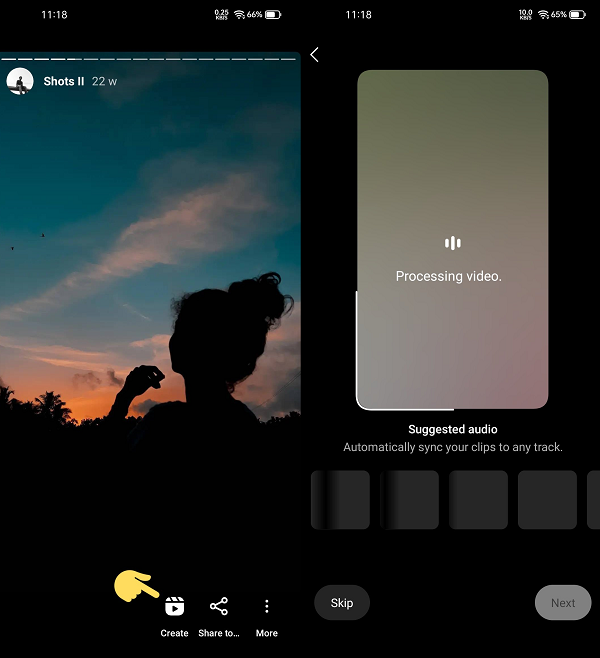 Instagram Reels highlights