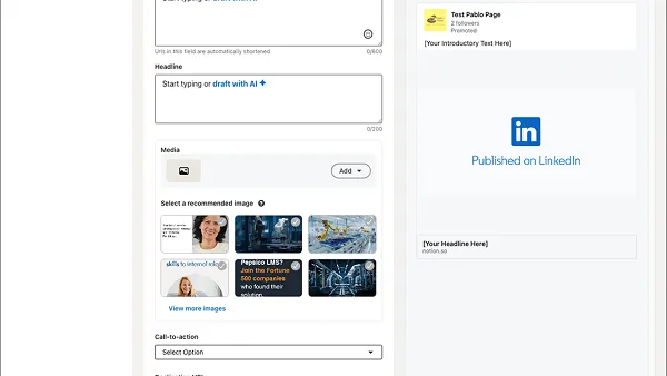 LinkedIn Draft with AI