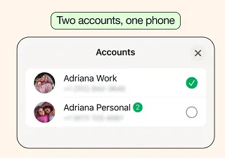 WhatsApp multi-accounts