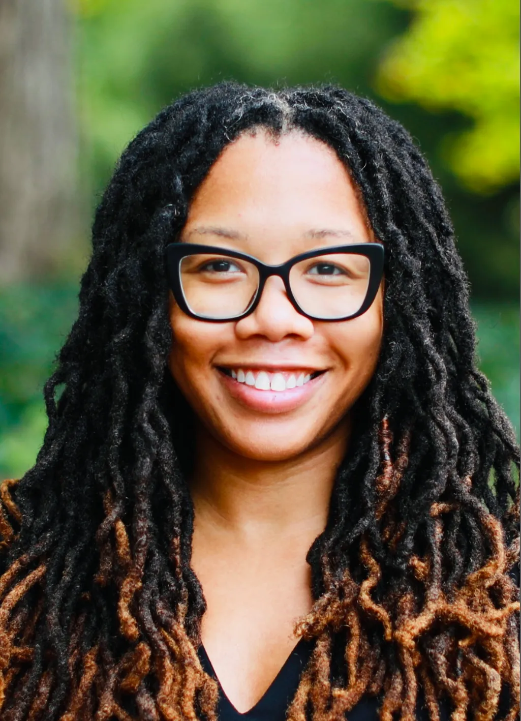 This is a headshot of GeDá Jones Herbert, a former public-school teacher, civil rights attorney, and inaugural director of programming for the Education Rights Institute at the University of Virginia School of Law.