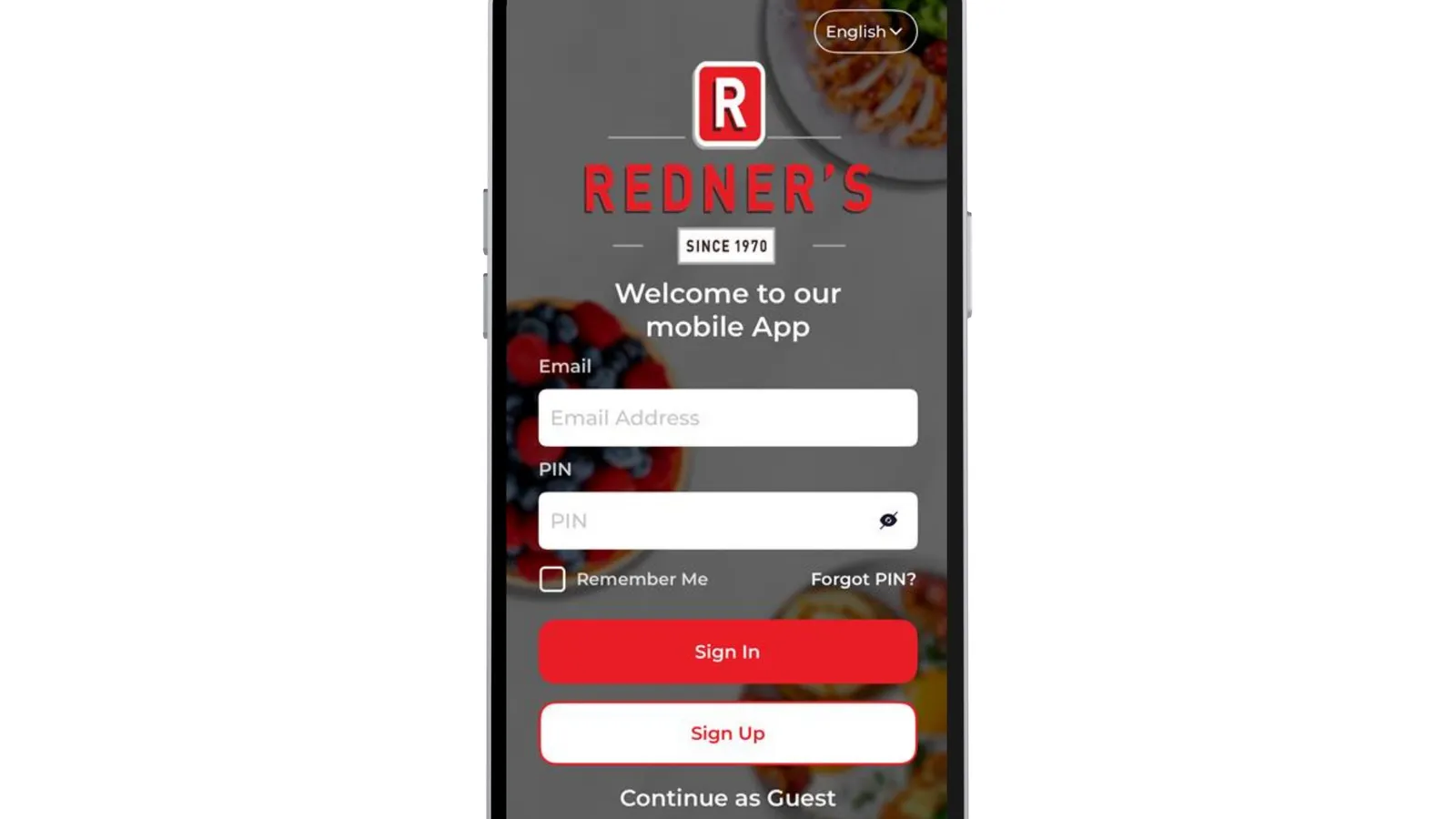 A grocer's mobile app.
