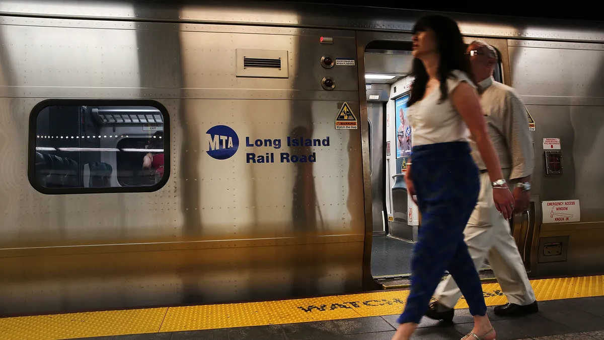 A LIRR station