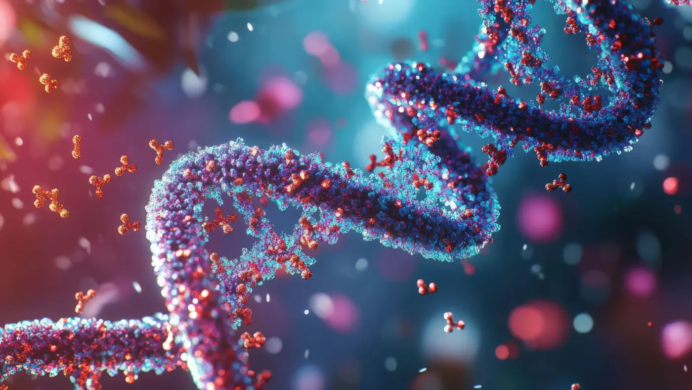 AI generated image of a gene