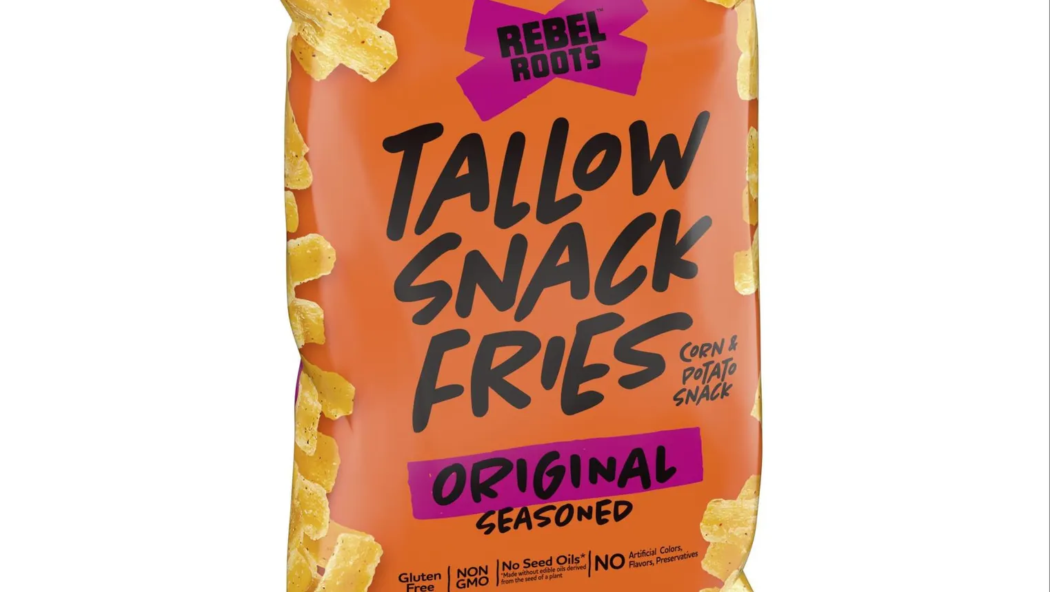 A package of Conagra's Rebel Roots made with beef tallow.