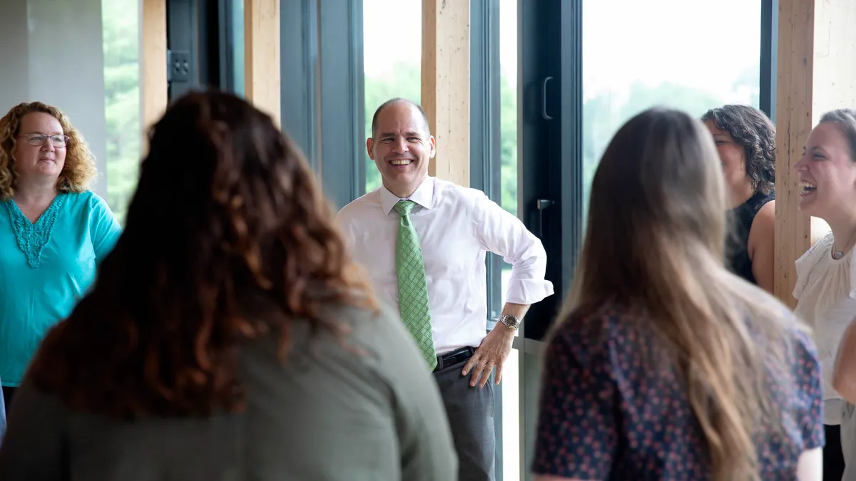 Hampshire College President Ed Wingenbach.