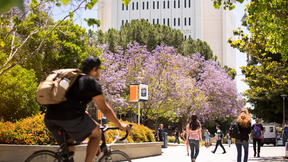 An image of the campus of california state university fullerton