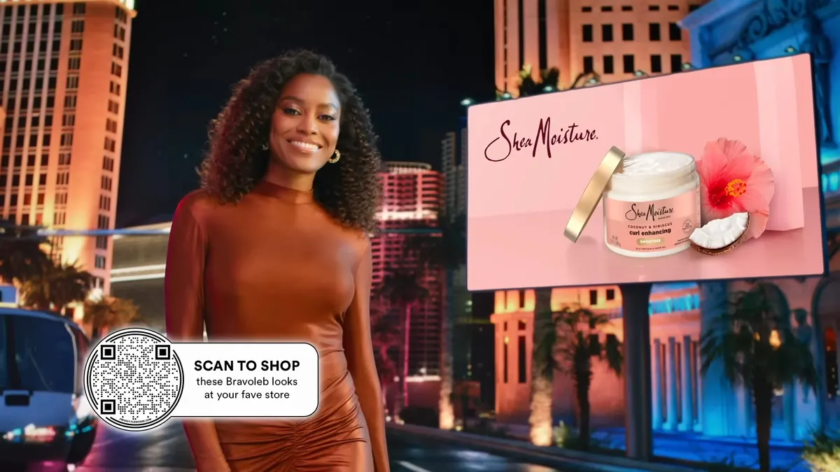 Shea Moisture shoppable ad