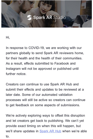 Spark AR announcement