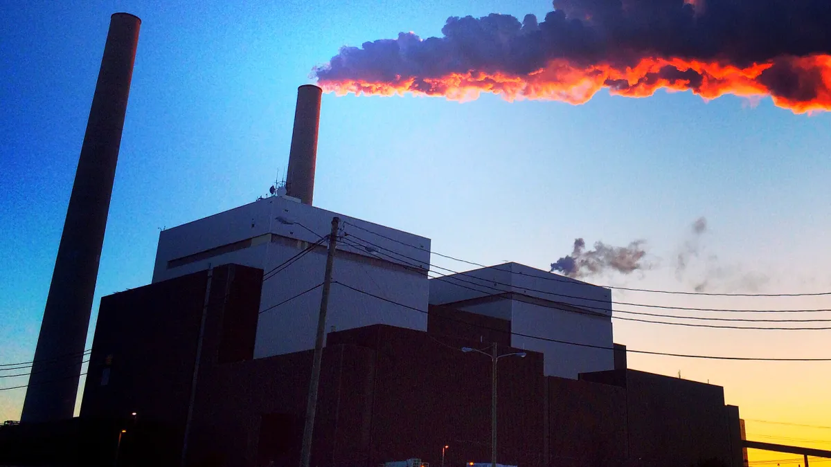 DTE Energy's coal-fired Belle River power plant.