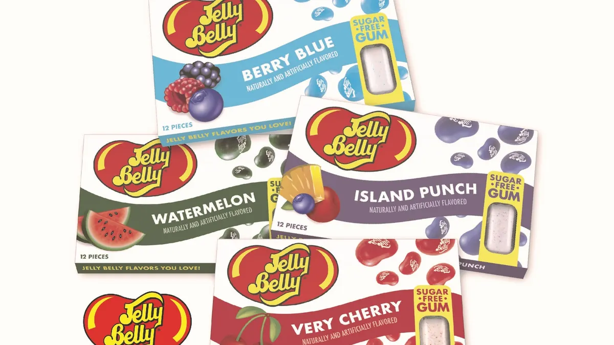 Jelly Belly launched sugar-free gum in September 2021 to commemorate National Chewing Gum Day.