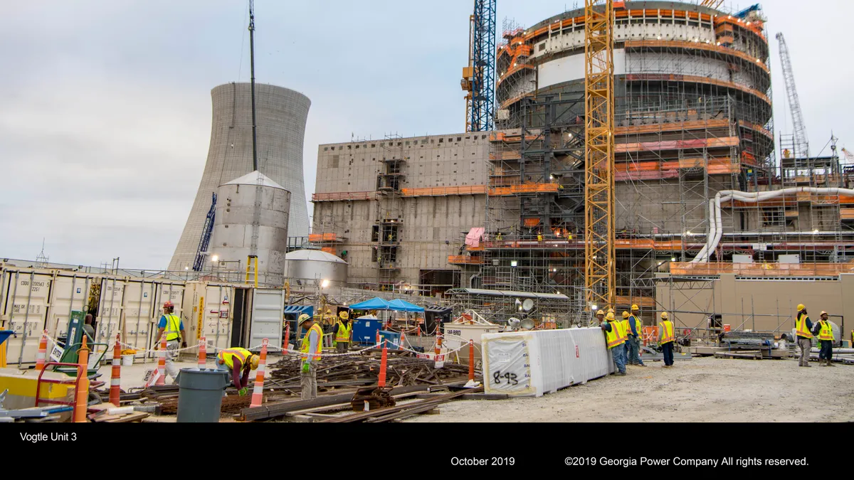 Construction on Georgia Power's Vogtle site, on one of two new nuclear reactors. Approval granted via Twitter direct message by Georgia Power Comms.