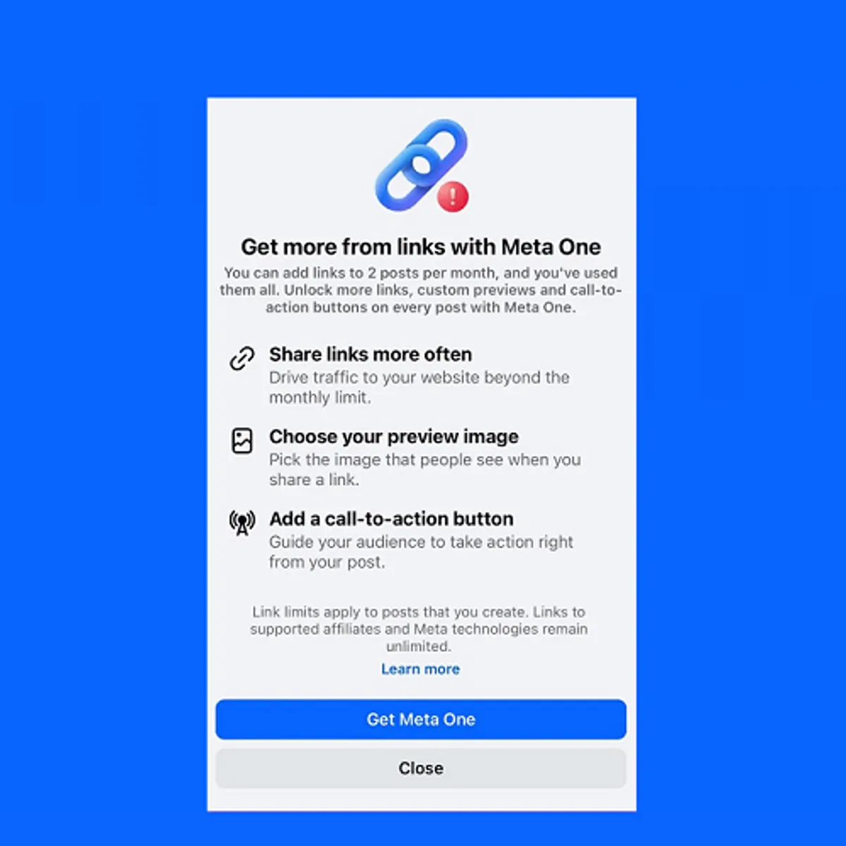 Facebook Pages get charged for link posts