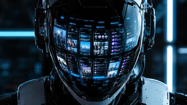 Robot social media