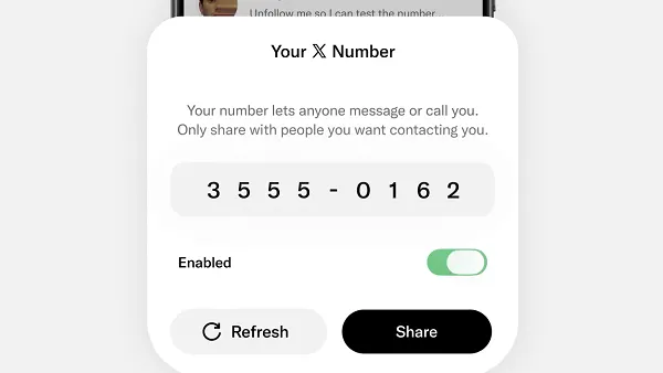 X number
