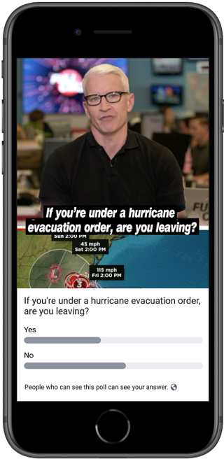 Facebook video polls