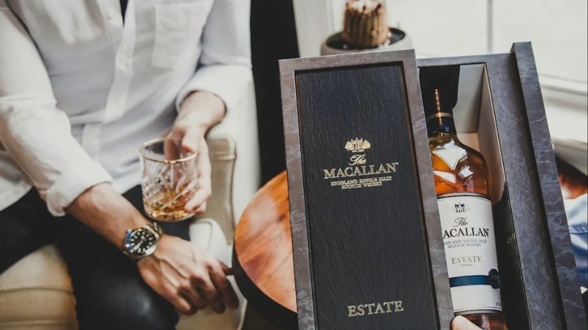 The Macallan's e-commerce boutique fulfills orders from local retailers