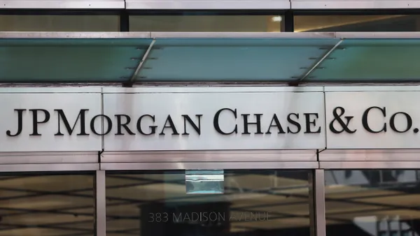 JPMorgan Chase building signage in New York City