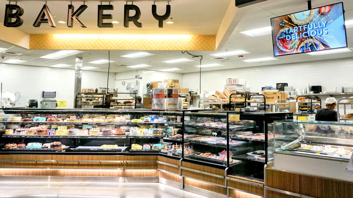 Bakery department in Albertsons grocery store
