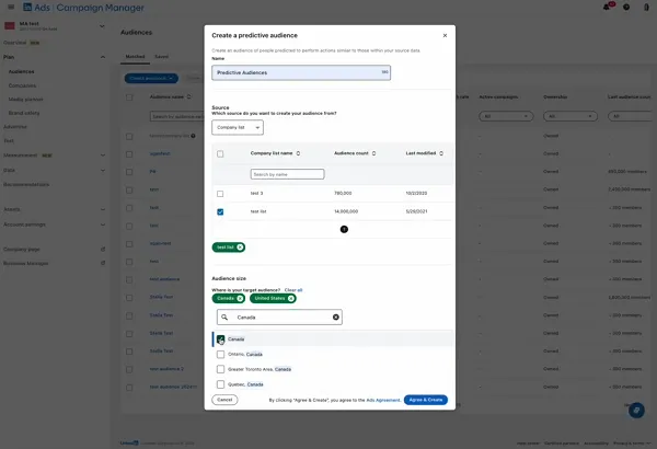 LinkedIn Predictive Audiences