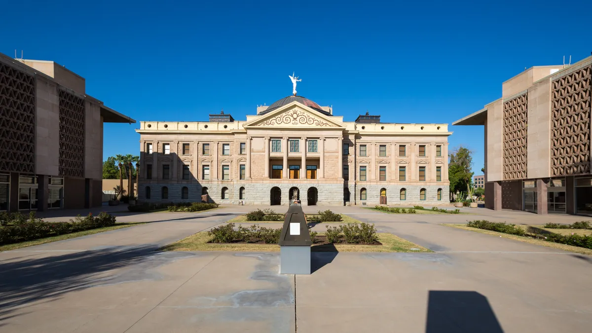 The Arizona state capitol