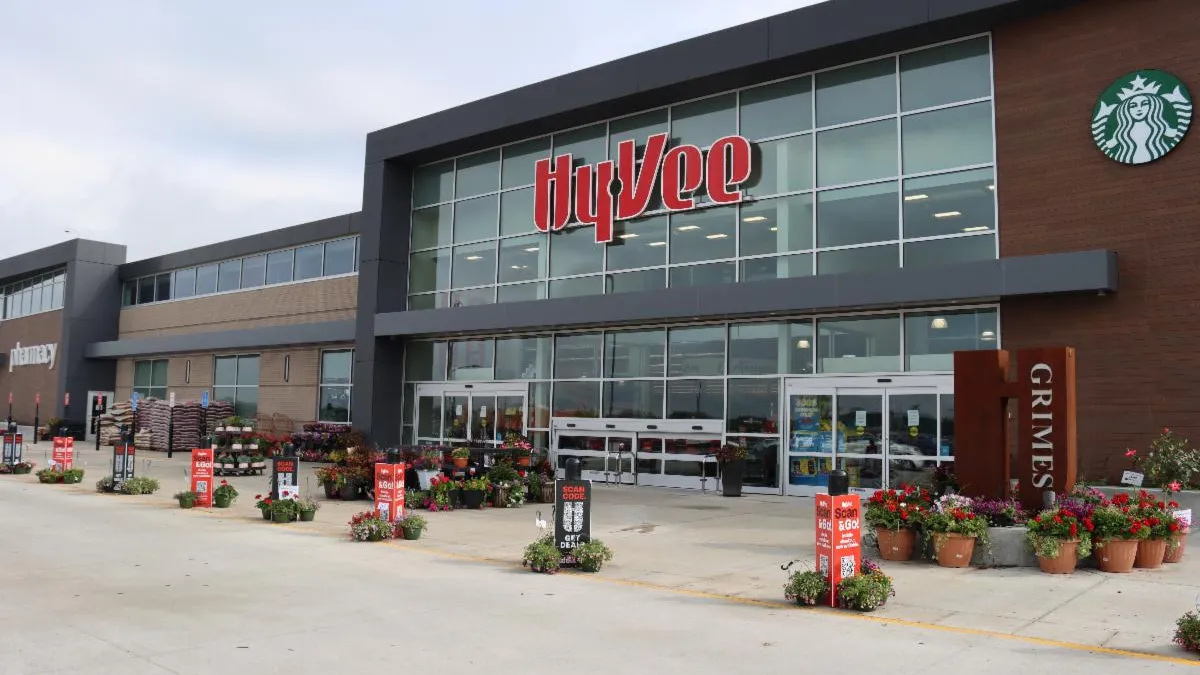 Exterior of a grocery store.