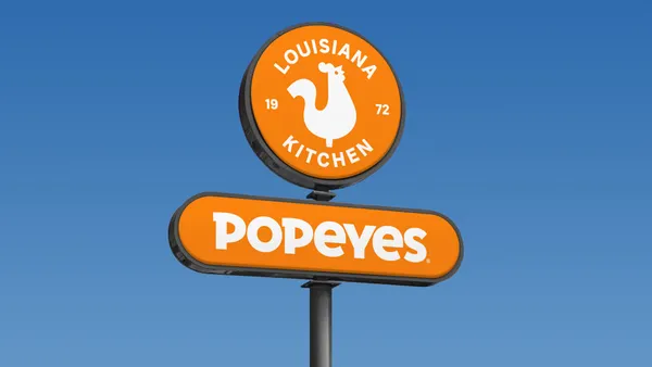 Popeyes signage