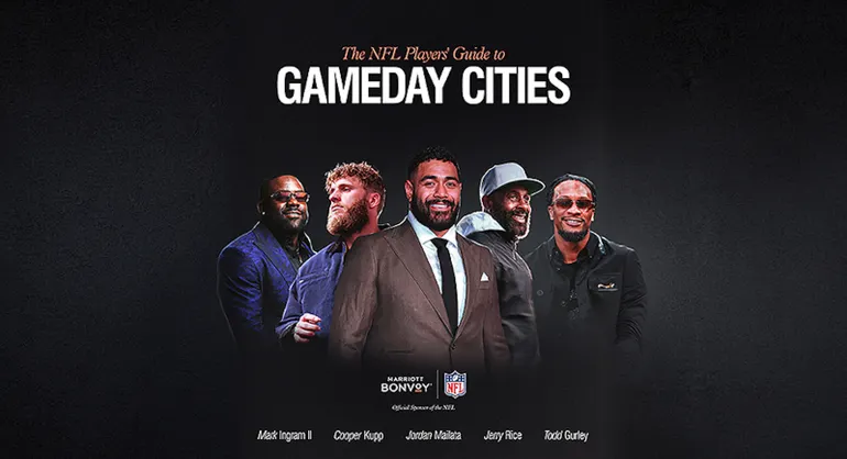 Marriott, NFL partner on curated travel guides