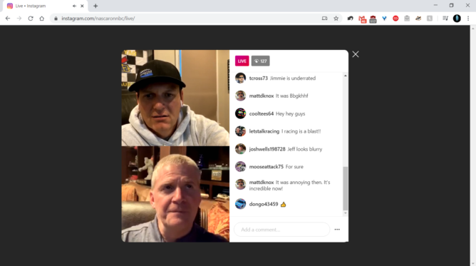 Instagram Live desktop