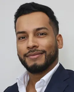 Headshot of Rene Bello, founder and CEO of BLDG Ventures