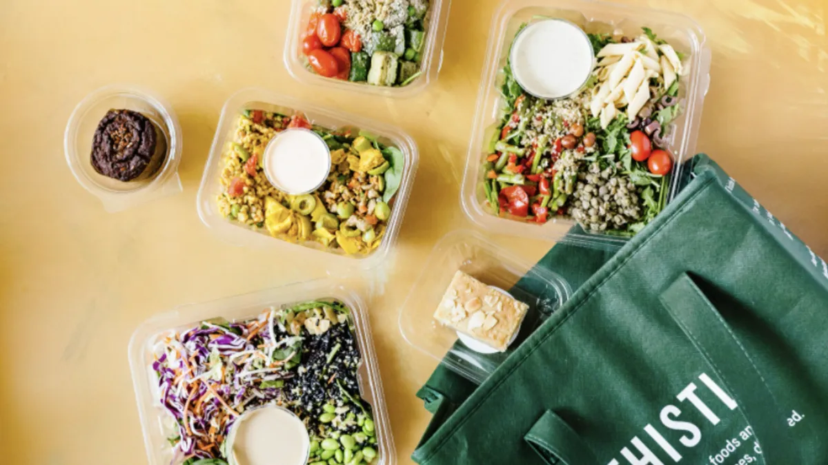 Thistle is a plant-forward, health-conscious prepared meals delivery service based in California