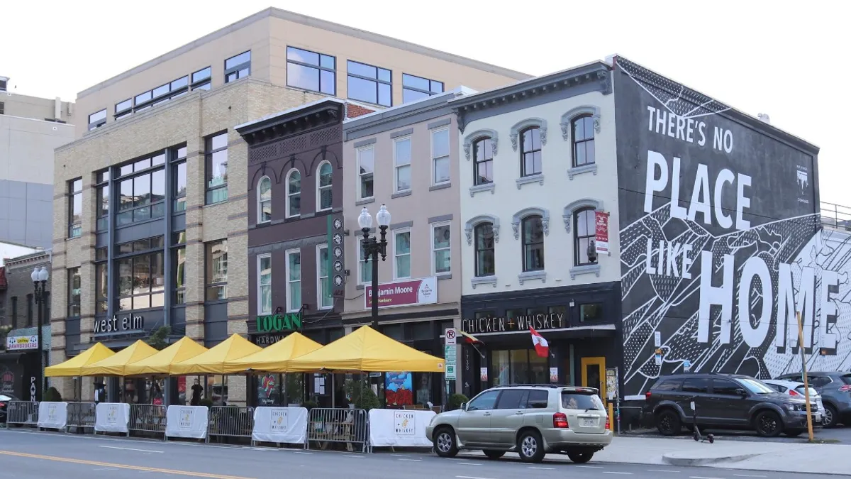 Restaurants in Washington, D.C. offering outdoor dining