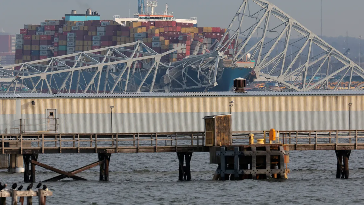 A cargo ship struck and collapsed the Francis Scott Key Bridge in Baltimore on March 26, 2024.