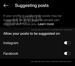 Threads suggestions