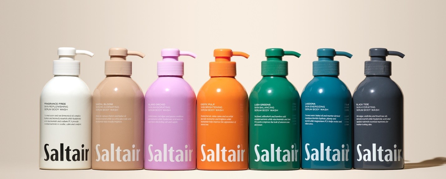 A line of Saltair products in various colors