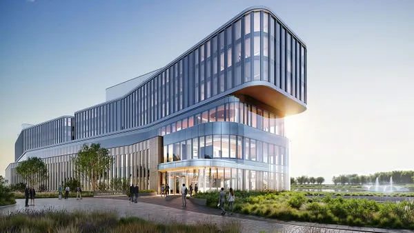 Rendering of Northwestern University’s new Kellogg School of Management building