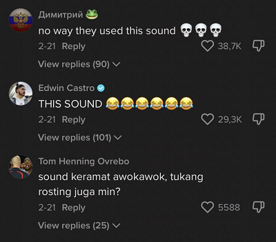 TikTok downvotes