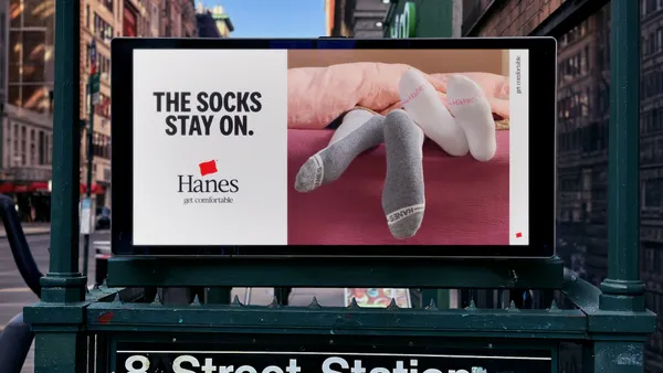 Hanes OOH ad
