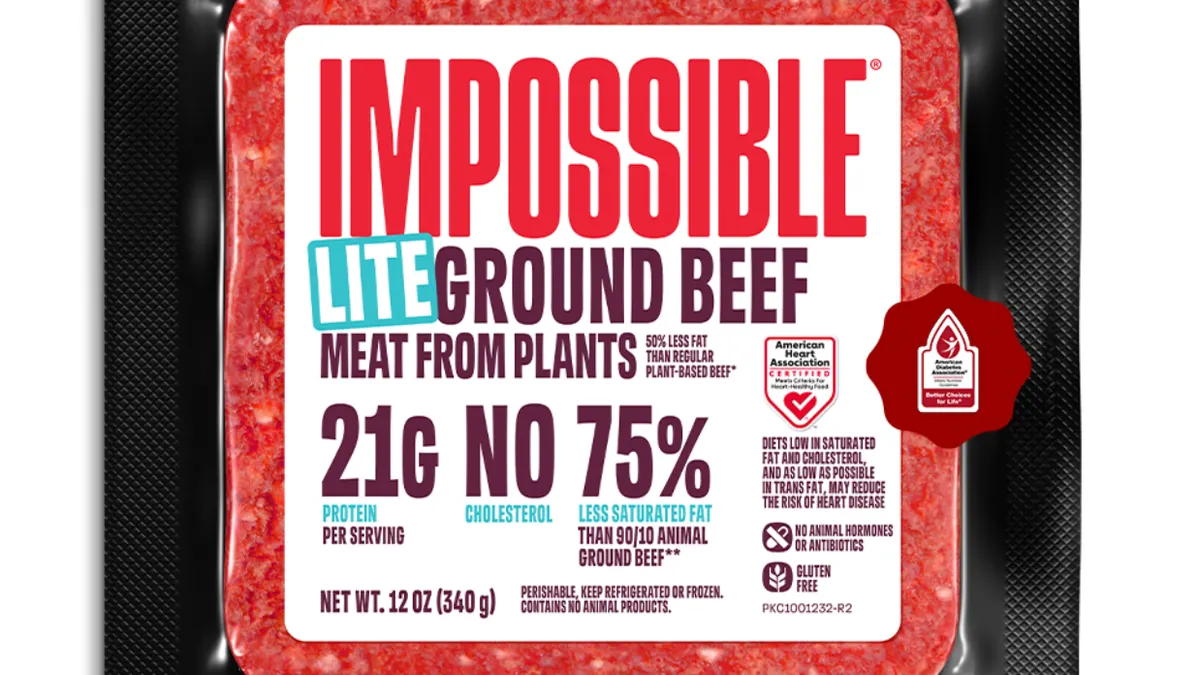 Impossible Foods Lite Ground Beef product