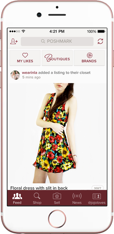 Poshmark's mobile app