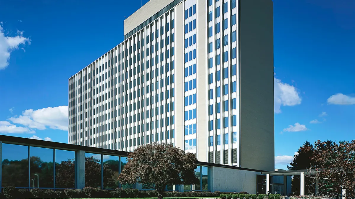 NIST administration building in Gaithersburg, Maryland.