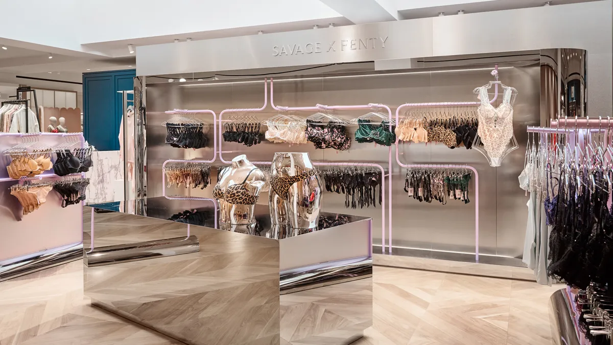 Rihanna s Savage X Fenty debuts at Selfridges Retail Dive